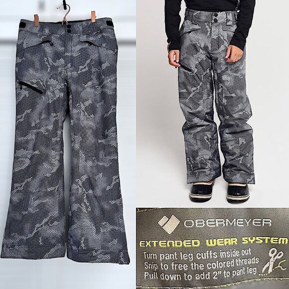 Obermeyer Waterproof Extended Wear System Ski Snowboarding Snow Pants Size XL 18 - Picture 1 of 16